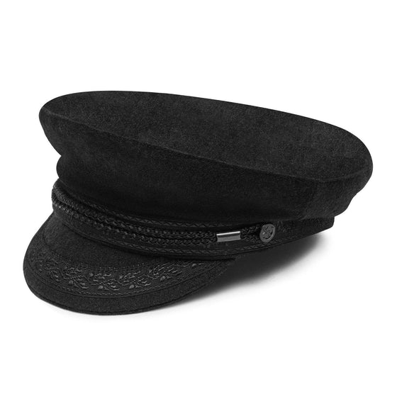 Camaret - Casquette de laine Capitaine (avec galons) - LE CAPITAINE D'A BORD