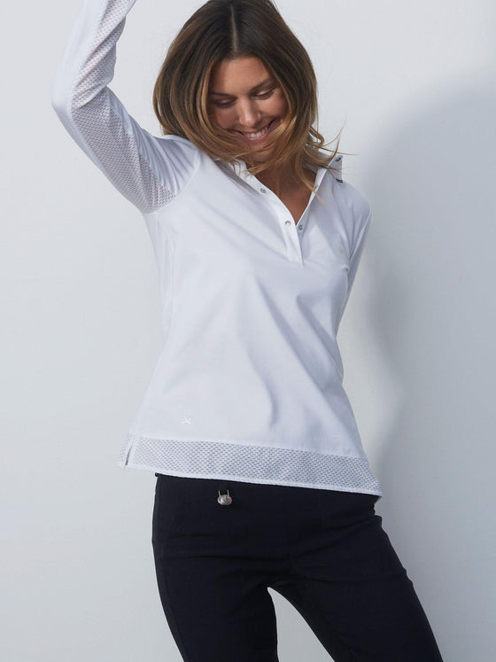 Daily Sports - Corina Long Sleeve Polo Shirt - LE CAPITAINE D'A BORD