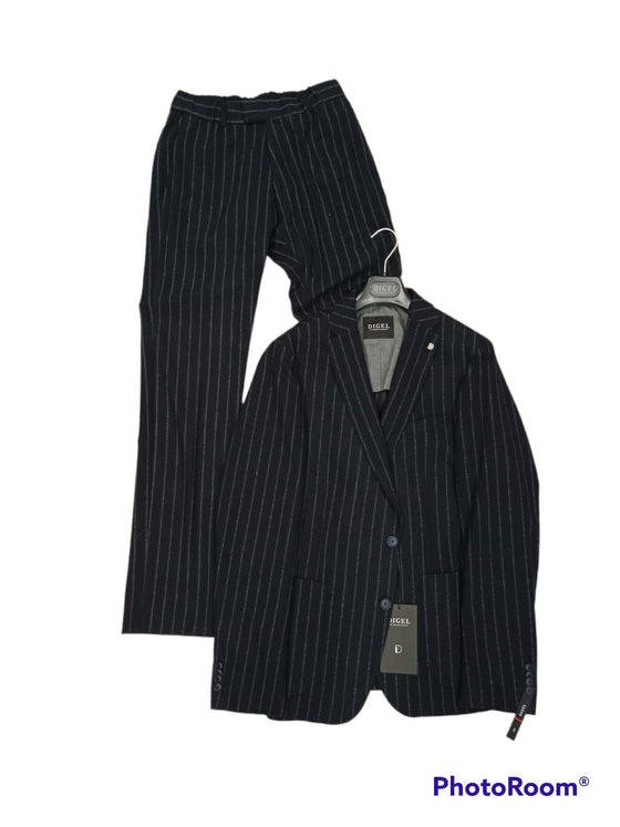 Digel - Karun et Kody - Habit rayé avec veston et pantalon Slim Fit - LE CAPITAINE D'A BORD