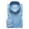 Emanuel Berg - Byron - Chemise manches longues Albini 4Flex - Modern Fit - Bleu azure - LE CAPITAINE D'A BORD