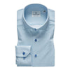 Emanuel Berg - Byron - Chemise manches longues unie Albini 4Flex - Modern Fit - Bleu pâle - LE CAPITAINE D'A BORD