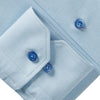 Emanuel Berg - Byron - Chemise manches longues unie Albini 4Flex - Modern Fit - Bleu pâle - LE CAPITAINE D'A BORD