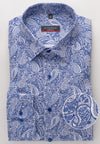ETERNA - Chemise paisley manches longues Modern Fit - LE CAPITAINE D'A BORD