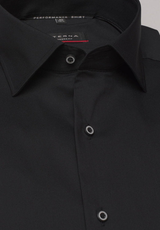 ETERNA - Chemise unie Performance manches longues - Modern Fit - LE CAPITAINE D'A BORD