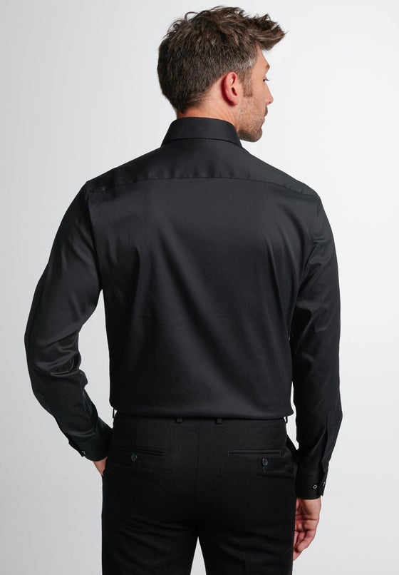ETERNA - Chemise unie Performance manches longues - Modern Fit - LE CAPITAINE D'A BORD