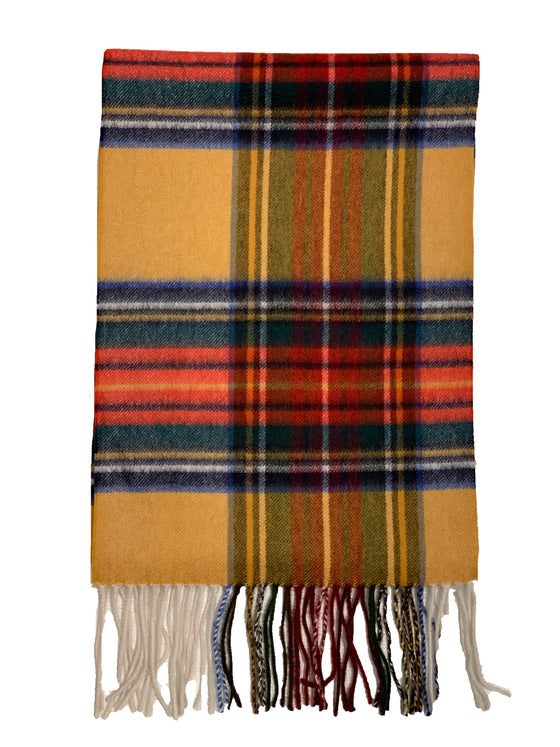 Hemley - Foulard à carreaux de laine et cachemire - LE CAPITAINE D'A BORD