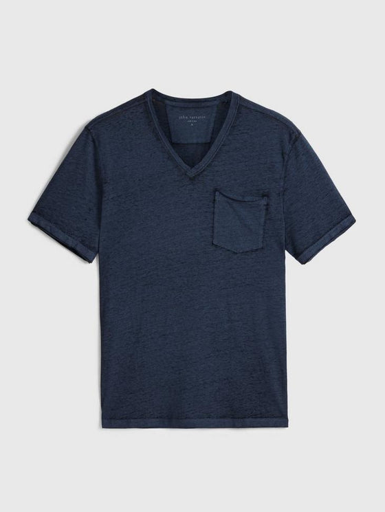 John Varvatos - Davis V-Neck T-Shirt - LE CAPITAINE D'A BORD