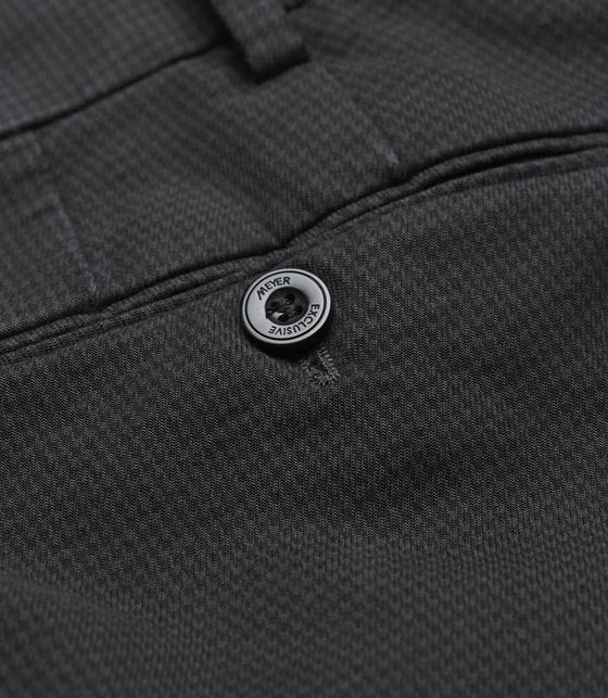 Meyer - Pantalon coton pied de poule Milano 8566 - LE CAPITAINE D'A BORD