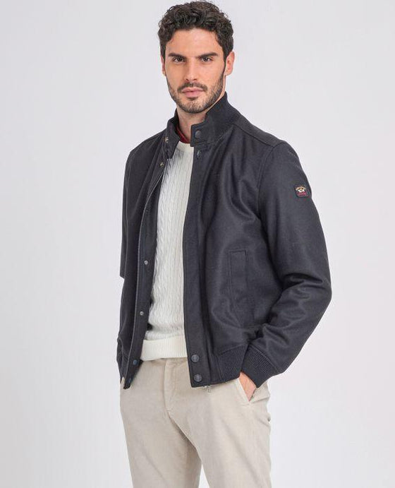 Paul & Shark - Blouson de laine hydrofuge Héritage - LE CAPITAINE D'A BORD