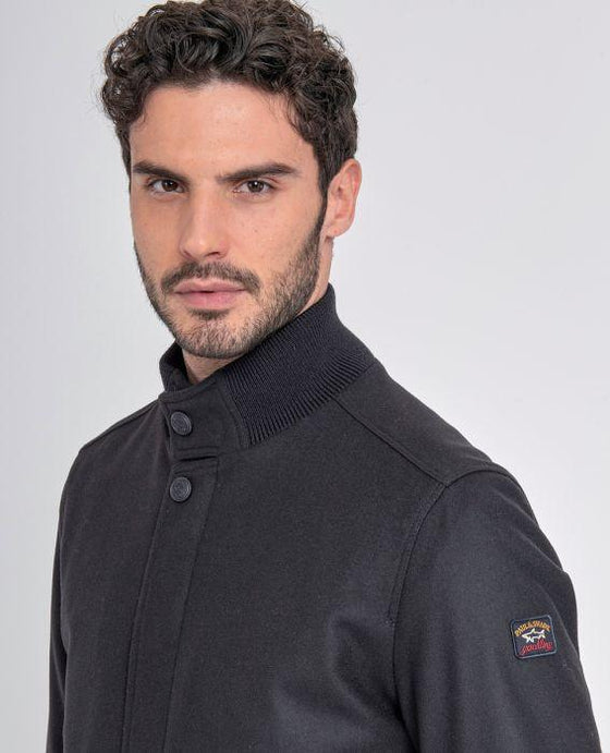 Paul & Shark - Blouson de laine hydrofuge Héritage - LE CAPITAINE D'A BORD