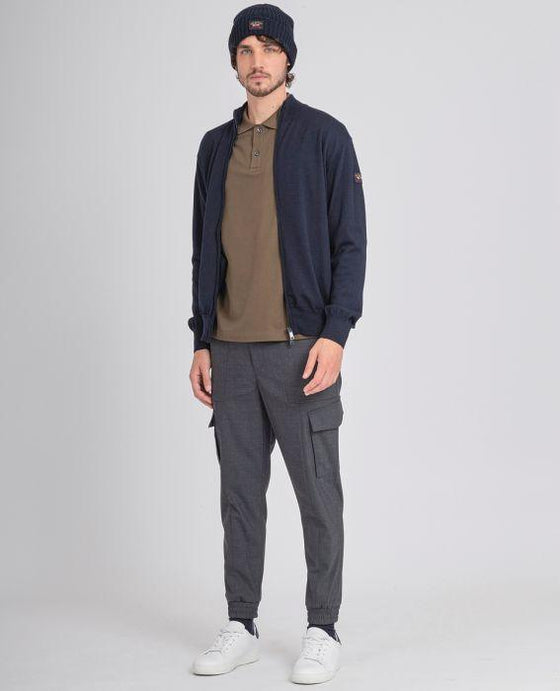 Paul & Shark - Cardigan de laine mérinos - LE CAPITAINE D'A BORD