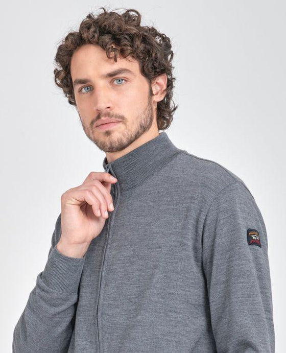 Paul & Shark - Cardigan de laine mérinos - LE CAPITAINE D'A BORD