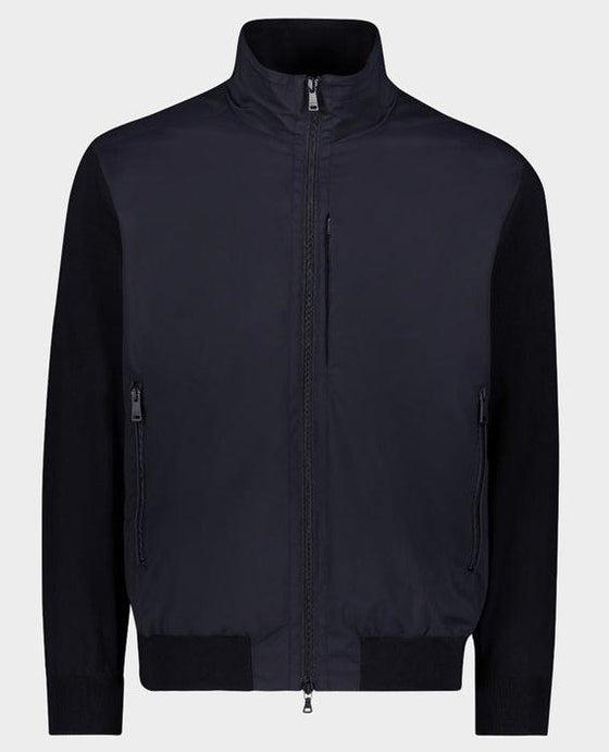 Paul & Shark - Cardigan de nylon avec manches en tricot - LE CAPITAINE D'A BORD