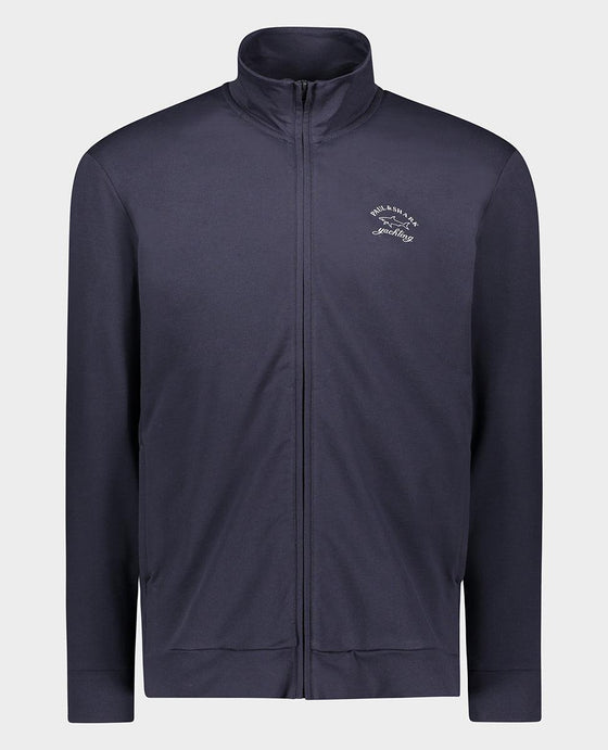 Paul & Shark - Cardigan jogging de coton stretch - LE CAPITAINE D'A BORD