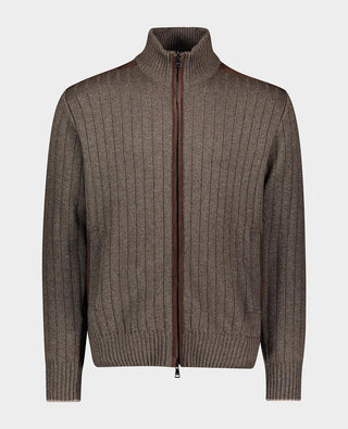 Paul & Shark - Cardigan zip de laine et cachemire - LE CAPITAINE D'A BORD