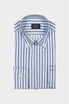 Paul & Shark - Chemise à rayures de twill de coton - LE CAPITAINE D'A BORD