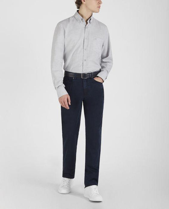 Paul & Shark - Chemise de flanelle unie - LE CAPITAINE D'A BORD