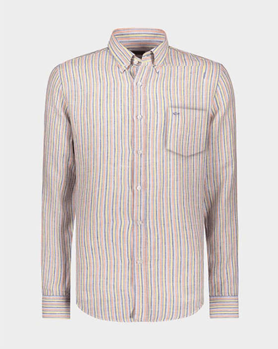 Paul & Shark - Chemise de lin à rayures - LE CAPITAINE D'A BORD