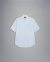 Paul & Shark - Chemise manches courtes à motifs de coton poplin - LE CAPITAINE D'A BORD