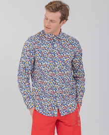  Paul & Shark - Chemise manches longues florale J-Fit - LE CAPITAINE D'A BORD