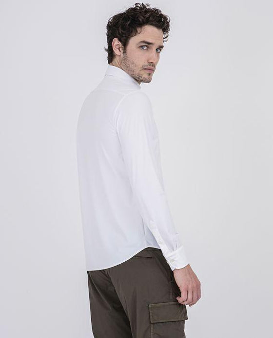 Paul & Shark - Chemise manches longues unie Performance - J Fit - LE CAPITAINE D'A BORD