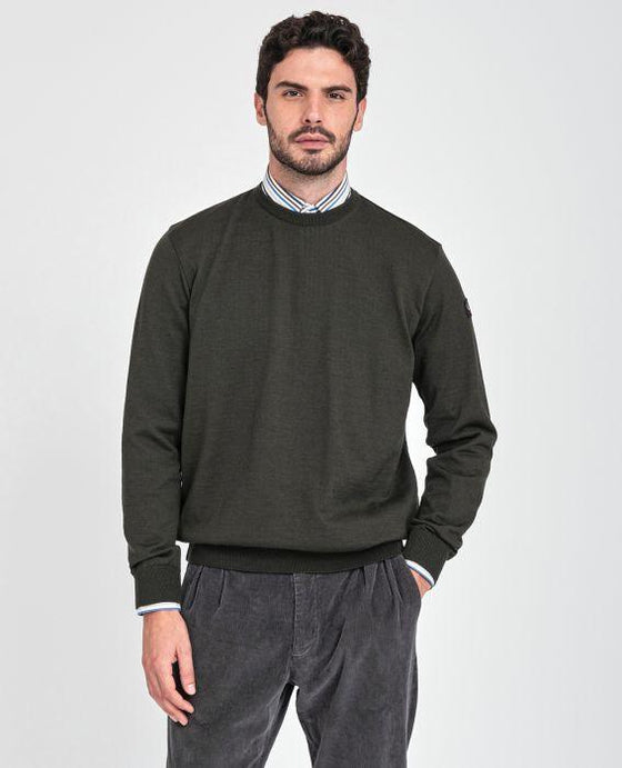 Paul & Shark - Col rond de laine mérinos Cool Touch - LE CAPITAINE D'A BORD