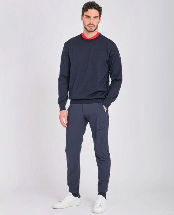 Paul & Shark - Col rond de laine mérinos Cool Touch - LE CAPITAINE D'A BORD