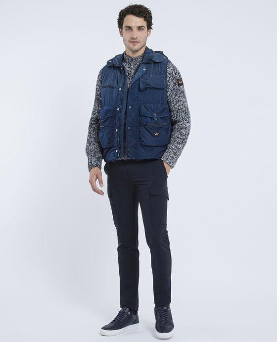 Paul & Shark - Col rond grosse maille Fisherman - LE CAPITAINE D'A BORD