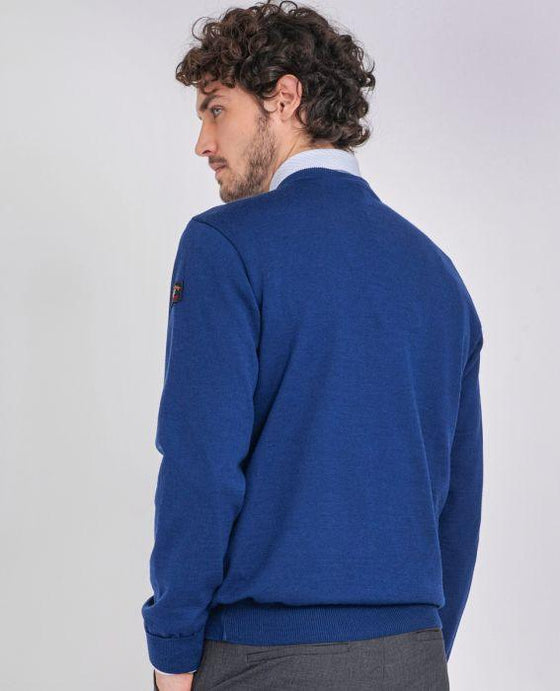 Paul & Shark - Col V de laine mérinos Cool Touch - LE CAPITAINE D'A BORD