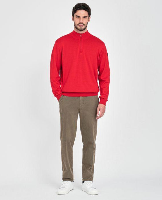 Paul & Shark - Col zip de laine mérinos extra fine - LE CAPITAINE D'A BORD