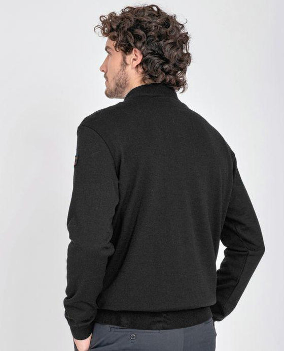 Paul & Shark - Col zip de laine mérinos extra fine - LE CAPITAINE D'A BORD