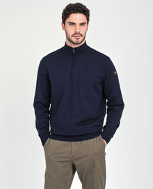  Paul & Shark - Col zip de laine mérinos extra fine - LE CAPITAINE D'A BORD