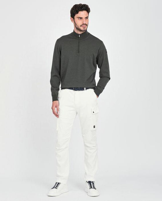 Paul & Shark - Col zip de laine mérinos extra fine - LE CAPITAINE D'A BORD