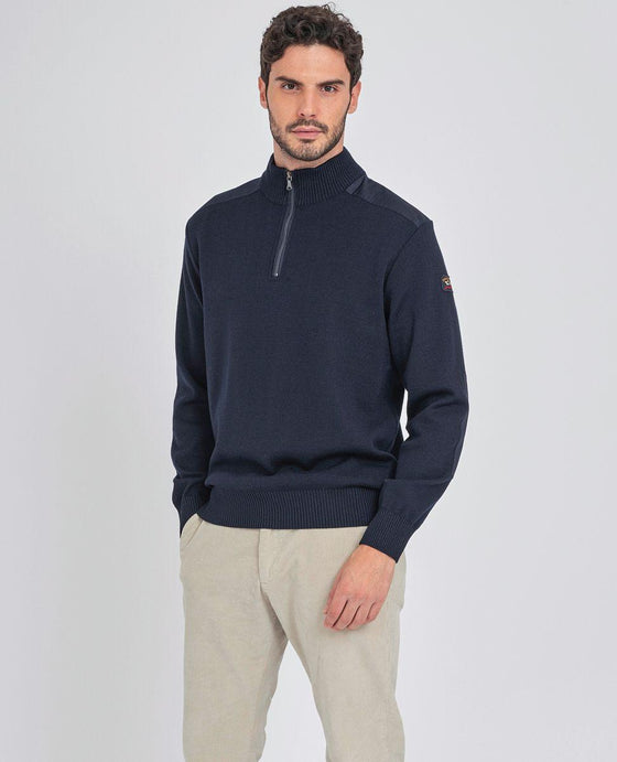 Paul & Shark - Col zip de laine Yachting (plusieurs couleurs disponibles) - LE CAPITAINE D'A BORD