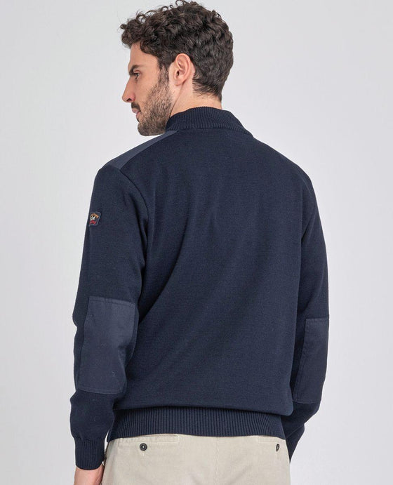 Paul & Shark - Col zip de laine Yachting (plusieurs couleurs disponibles) - LE CAPITAINE D'A BORD