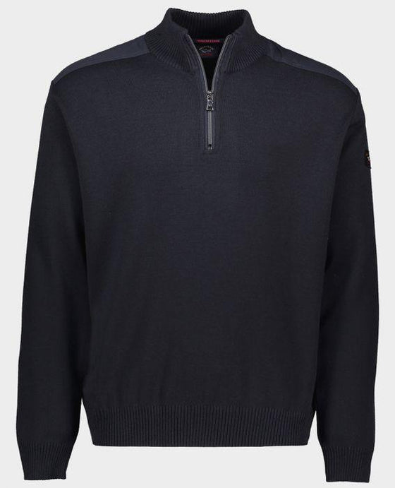 Paul & Shark - Col zip de laine Yachting (plusieurs couleurs disponibles) - LE CAPITAINE D'A BORD