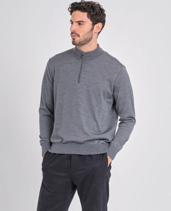 Paul & Shark - Col Zip Summer Wool - LE CAPITAINE D'A BORD