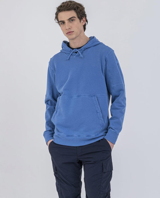 Paul & Shark - Hoody de coton délavé - LE CAPITAINE D'A BORD