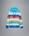 Paul & Shark - Hoody de coton rayé Tie & Dye - LE CAPITAINE D'A BORD