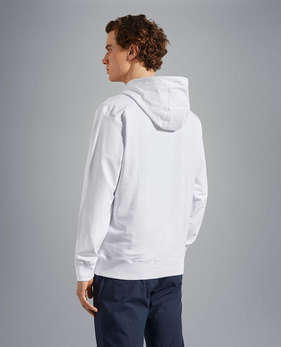 Paul & Shark - Hoody extensible avec imprimé Paul & Shark - LE CAPITAINE D'A BORD