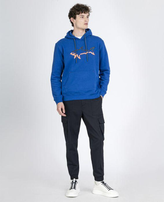 Paul & Shark - Hoody Winter Fleece avec logo requin - LE CAPITAINE D'A BORD