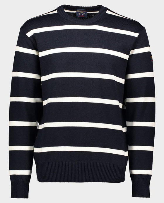 Paul & Shark Ladies - Chandail rayé de laine Bretagne - LE CAPITAINE D'A BORD