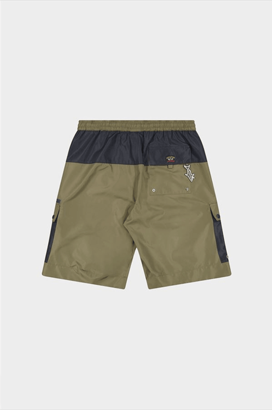 Paul & Shark - Maillot de bain cargo de nylon Save The Sea - LE CAPITAINE D'A BORD