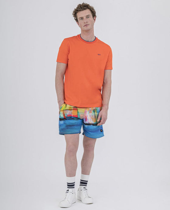 Paul & Shark - Maillot de bain peinture voiliers - LE CAPITAINE D'A BORD