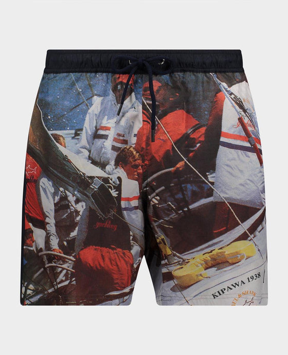 Paul & Shark - Maillot de bain voilier Kipawa - LE CAPITAINE D'A BORD