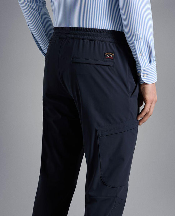 Paul & Shark - Pantalon cargo de nylon extensible Econyl® - LE CAPITAINE D'A BORD