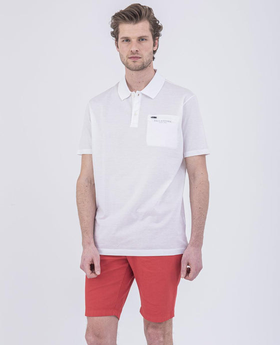 Paul & Shark - Polo manches courtes coton piqué avec poche zip - LE CAPITAINE D'A BORD