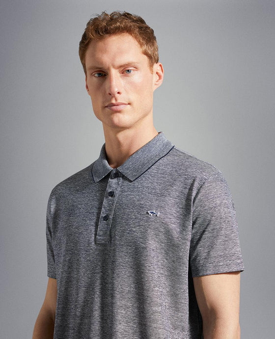 Paul & Shark - Polo manches courtes de lin et coton - LE CAPITAINE D'A BORD