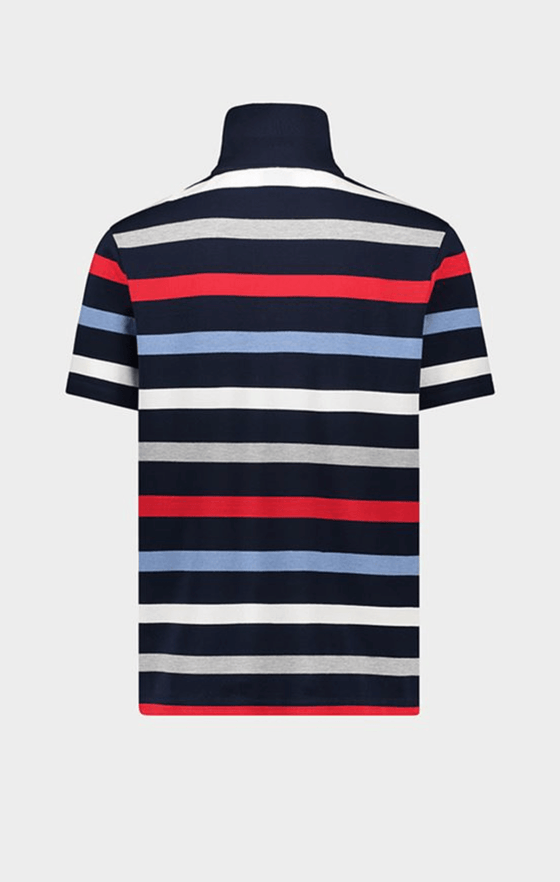 Paul & Shark - Polo rayé manches courtes coton piqué - LE CAPITAINE D'A BORD