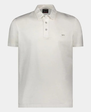 Paul & Shark - Polo uni manches courtes à col chemise - LE CAPITAINE D'A BORD